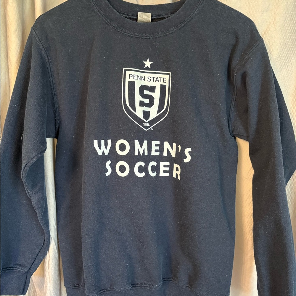 Gildan Navy Sweatshirt with White Star Detail